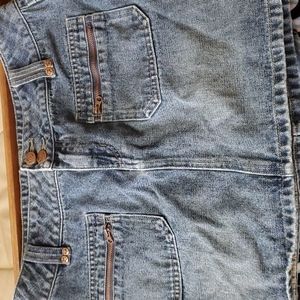 Tilt short Denim Skirt